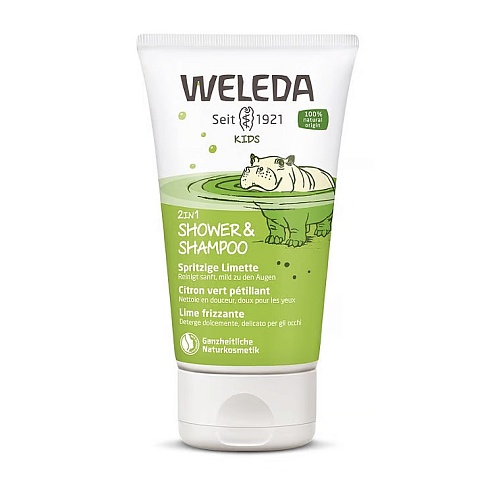 WELEDA КІДС шампунь-гель дитячий 2в1 ЛАЙМ 150мл
