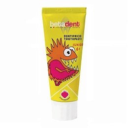BETADENT JUNIOR зубна паста STRAWBERRY 75мл 6+р.