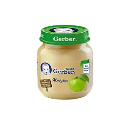 GERBER пюре яблуко 80г