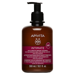 APIVITA ІНТІМЕТ гель-крем для інтимної гігієни Додатковий комфорт 300мл