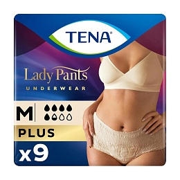 ТРУСИ урологічні TENA LADY PANTS plus medium creme 9