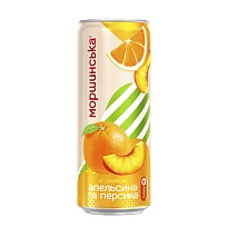 МОРШИНСЬКА 0,33л ЛИМОНАДА апельсин, персик