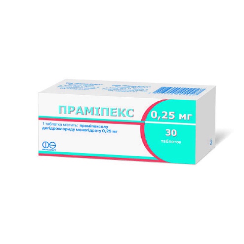 ПРАМІПЕКС таб. 0,25мг 30