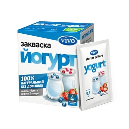 ЗАКВАСКА VIVO ЙОГУРТ 0,5г 1