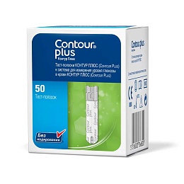 ТЕСТ-смужки CONTOUR plus 50