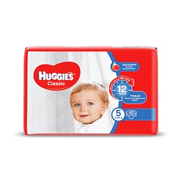 ПІДГУЗНИКИ HUGGIES CLASSIC - 5  11-25кг 42