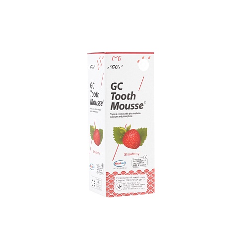 КРЕМ-ПАСТА GC TOOTH MOUSSE полуниця 35мл