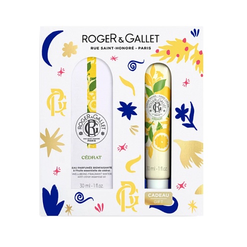 ROGeR & GaLLET набір ЦЕДРАТ вода 30мл+крем для рук 30мл