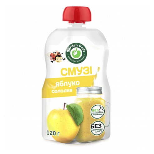 GARDEN GADZ смузі яблуко солодке 120г пауч