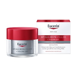 EUCERIN 89763 Гіалурон-Філлер Вольюм крем нічний антивіковий 50мл