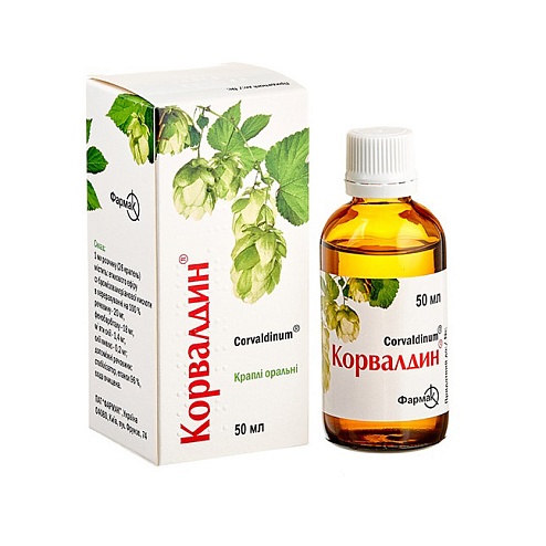 КОРВАЛДИН краплі 50мл