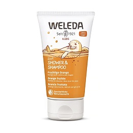 WELEDA КІДС шампунь-гель для волосся/тіла АПЕЛЬСИН 150мл
