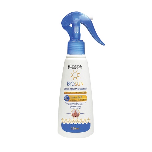 BIOSUN лосьйон-спрей сонцезахисний SPF60 150мл