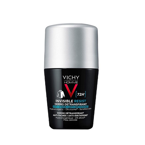 VICHY ОM Invisible Resist ДЕЗОДОРАНТ-КУЛЬКА для чоловіків 72год. 50мл