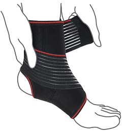 БАНДАЖ для гомілкостоп.суглобу з дод.фікс. р.М R7202