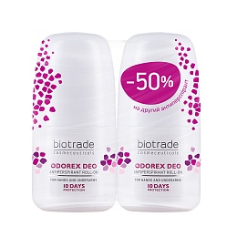BIOTRADE ODOREX DEO антиперспірант кульковий тривалої дії 40мл 1+1