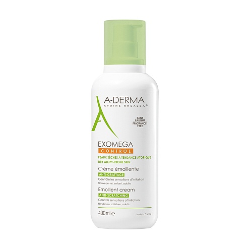 A-DERMA ЕКЗОМЕГА КОНТРОЛ крем-емолент пом'якшуючий 400мл