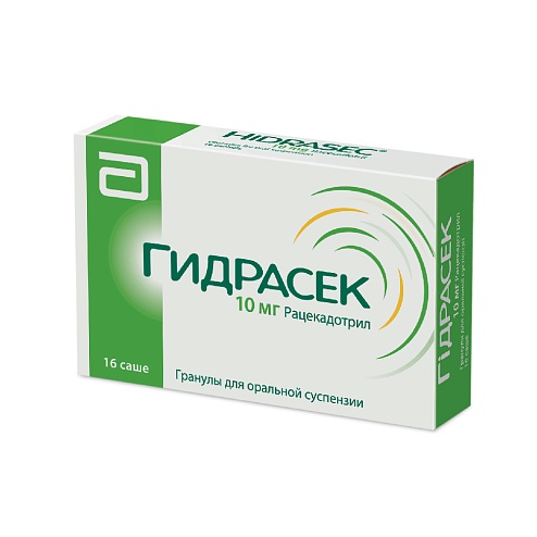 ГІДРАСЕК гранули д/ор. сусп. 10мг 16
