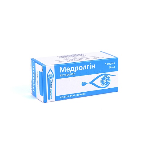 МЕДРОЛГІН краплі очні 5мг/мл 5мл
