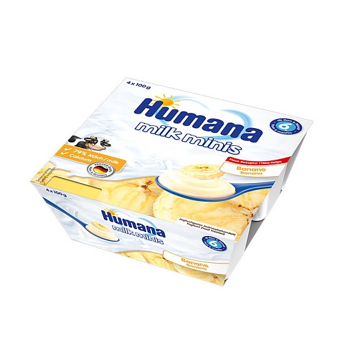 HUMANA продукт кисломолочний 100г 4 банан