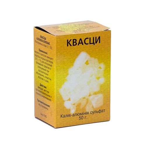 ГАЛУНИ (квасци) алюмо-калієві 50г