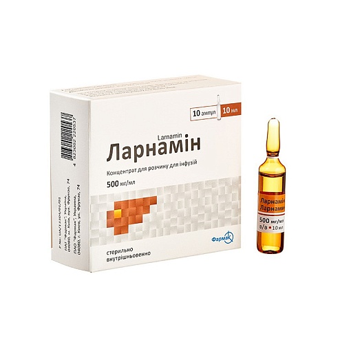 ЛАРНАМІН амп. 500мг/мл 10мл 10