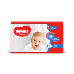 ПІДГУЗНИКИ HUGGIES CLASSIC - 4  7-18кг 50