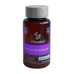 VITAGEN 27 PREGNA METHYLFOLATE таб. 60