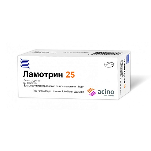 ЛАМОТРИН таб. 25мг 60 (10х6)