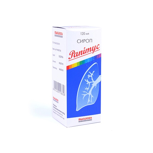РАПІТУС сироп від кашлю 120мл