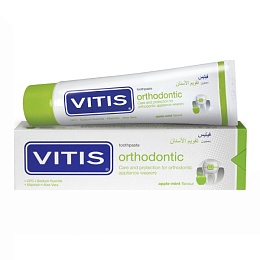 VITIS зубна паста ОРТОДОНТІК яблуко 100мл