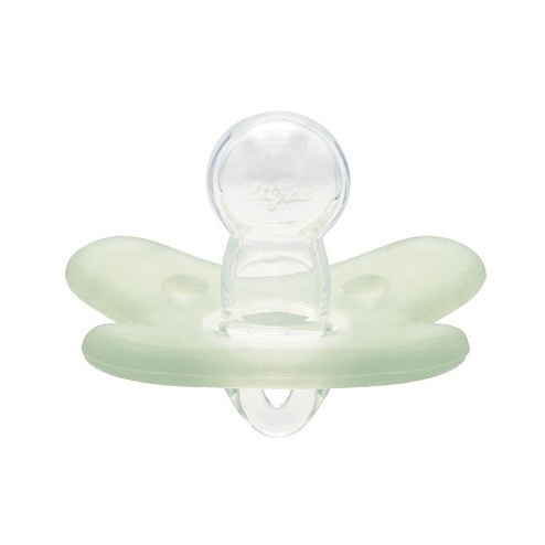 CANPOL 24/001 ПУСТУШКА силіконова симетрична 0-6м. зелена