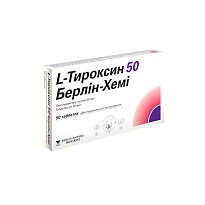 Л- ТИРОКСИН таб. 50мкг 50 імп.