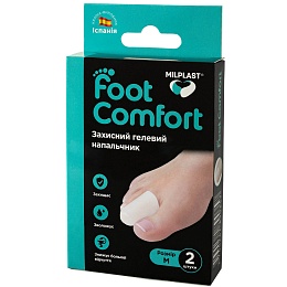 MILPLAST FOOT COMFORT напальчник гелевий захисний р.M 2