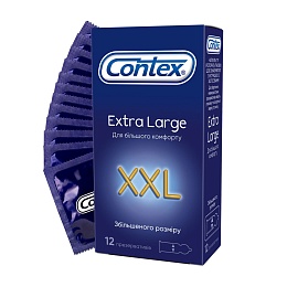 ПРЕЗЕРВАТИВ CONTEX  12 Extra Large збіл.розм.