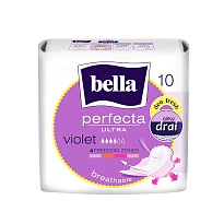 ПРОКЛАДКИ BELLA Perfecta Ultra VIOLET deo drai 10