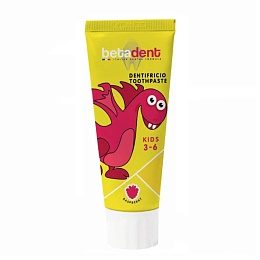 BETADENT BABY зубна паста RASPBERRY 75мл 3-6р.