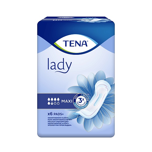 ПРОКЛАДКИ урологічні TENA LADY maxi 6