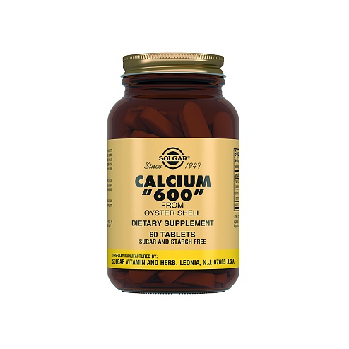 СОЛГАР КАЛЬЦІЙ 600 з раковини устриць таб. 60