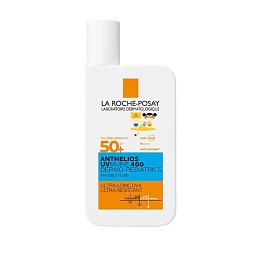 LA ROCHE-POSAY АНТЕЛІОС SPF50+ UVMUNE 400 ДЕРМО-ПЕДІАТРІКС флюїд для чутливої шкіри дітей 50мл