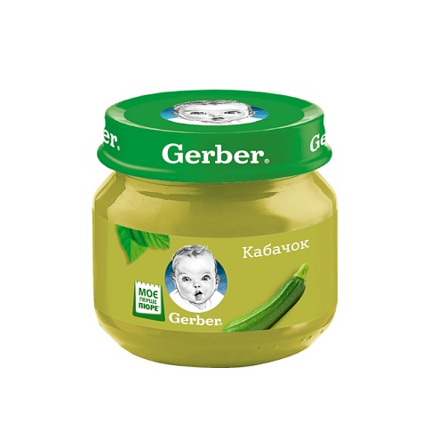 GERBER пюре кабачок 80г
