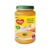 MILUPA крем-суп овочевий з курчам 200г