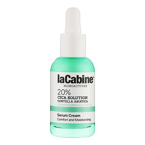 LACABINE CICA 20% 2в1 крем-сироватка від почервонінь для чутливої шкіри 30мл