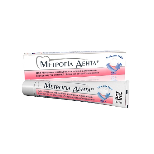 МЕТРОГІЛ дента гель 20г