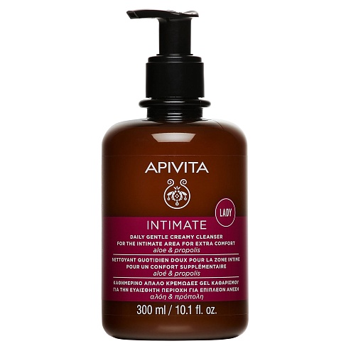 APIVITA ІНТІМЕТ гель-крем для інтимної гігієни Додатковий комфорт 300мл
