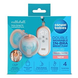 CANPOL 20/106 МОЛОКОВІДСМОКТУВАЧ подвійний MilkShell