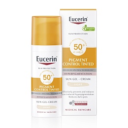 EUCERIN Пігмент контрол гель-крем сонцезах. тонуючий SPF50 50мл 66872