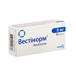 ВЕСТІНОРМ таб. 8мг 30 (10х3)