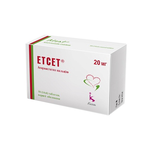 ЕТСЕТ таб. 20мг 84 (14х6)