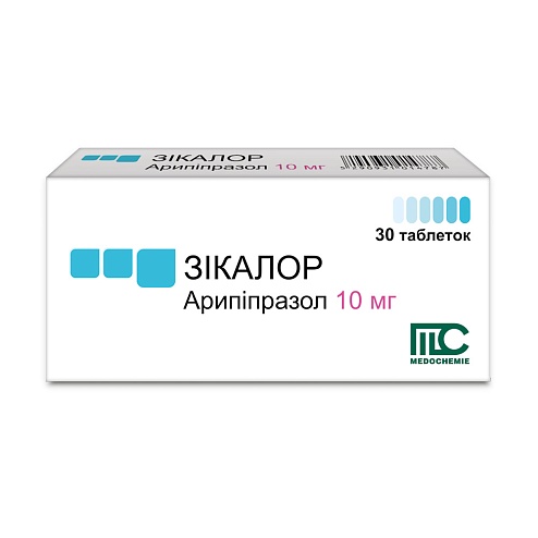 ЗІКАЛОР таб. 10мг 30 (10х3)